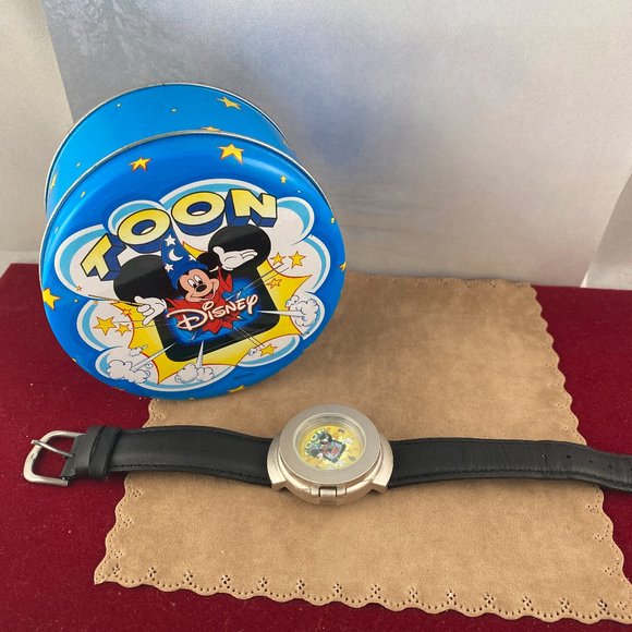 Vintage Disney Toon Mickey Mouse Pop Out Watch - Picture 6 of 6